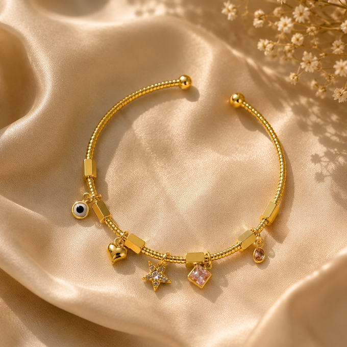 Golden wish bracelet