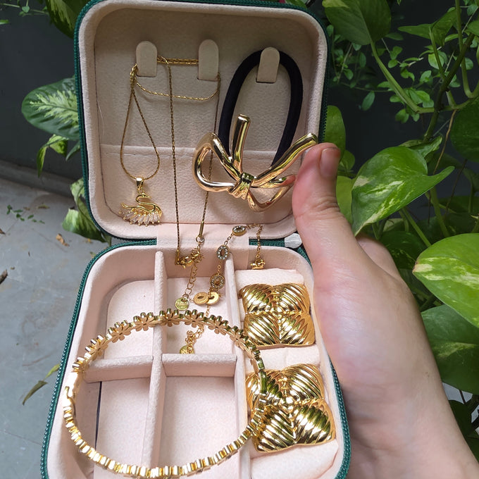 Anti-tarnish jewellery Gift box-Free organiser (5 items)designs 2
