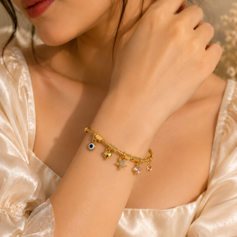 Golden wish bracelet