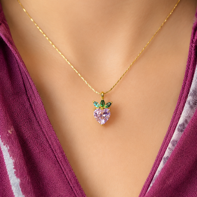 Strawberry  necklace