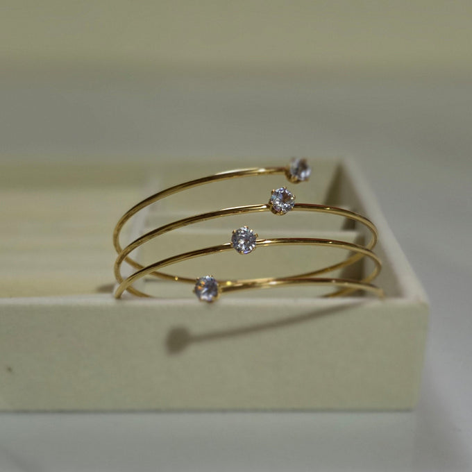 Starlight spring cuff