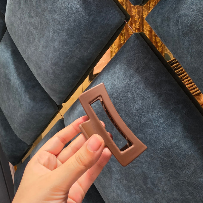 Minimalist Luxe Rectangular Claw Clips