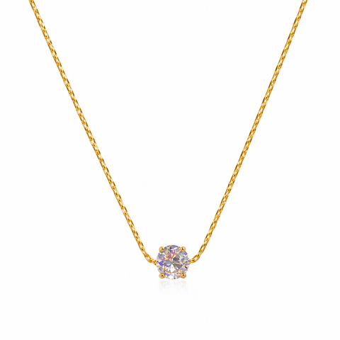 Aurora Solitaire Necklace ✨