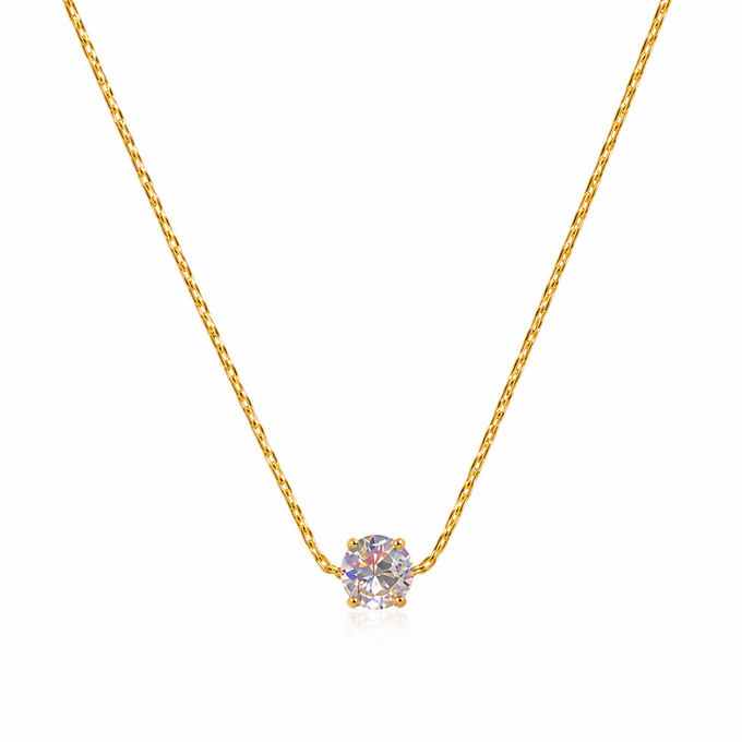 Aurora Solitaire Necklace ✨