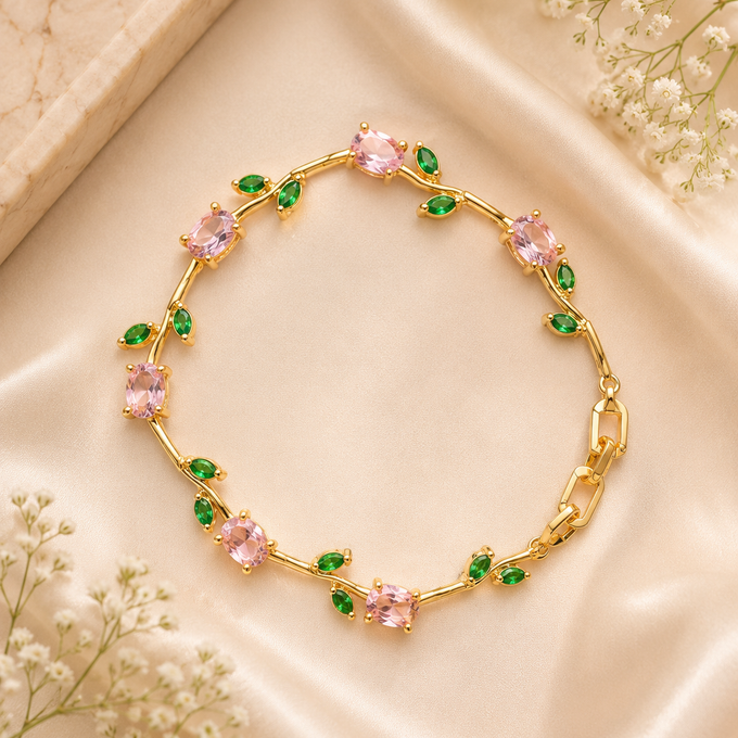 Bloom Tulip Bracelet (pink)