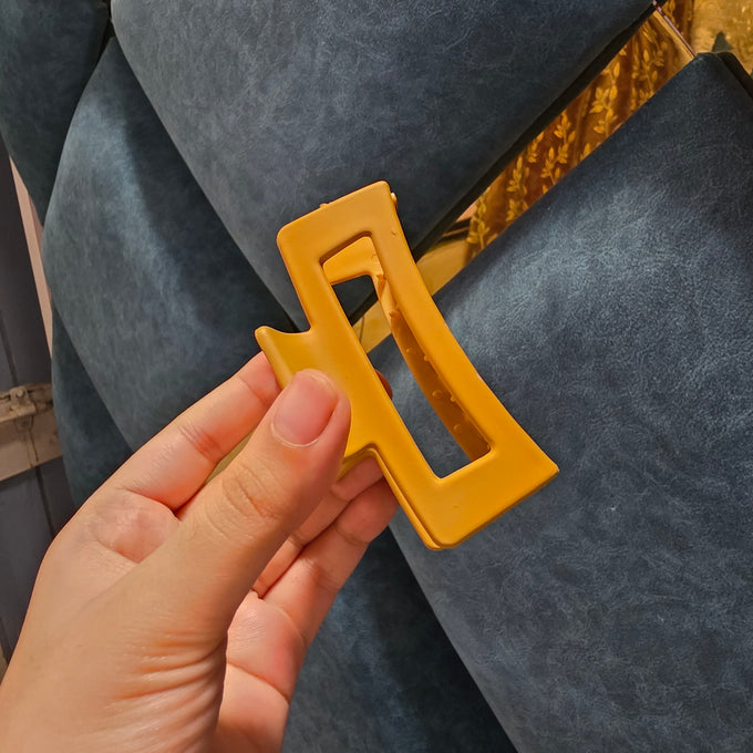 Minimalist Luxe Rectangular Claw Clips