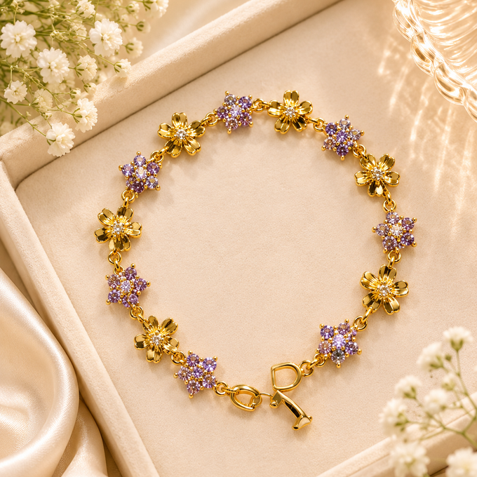 Lilac Bloom bracelet