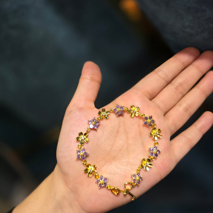 Lilac Bloom bracelet