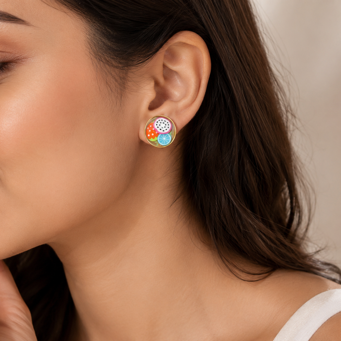 Fruity Bloom Studs🍓