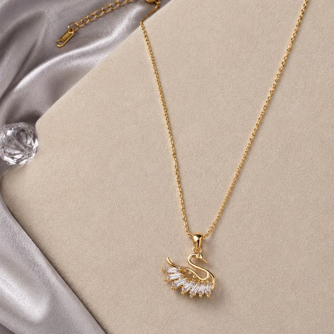 Royal Swan Necklace